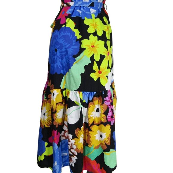 CHRISTOPHER JOHN ROGERS NWT XS Target ASYMMETRICAL Floral HIgh Low Ruffle Dress - Picture 7 of 12